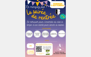 SOIREE DE RENTREE